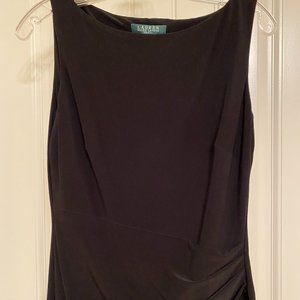 Ralph Lauren, Black, Scoop neck dress
